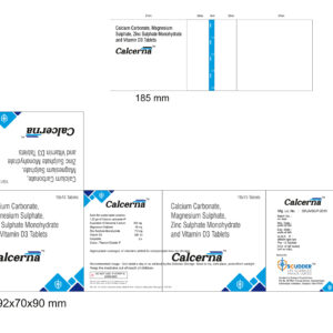 Calcium Carbonate, Magnesium Sulphate, Zinc Sulphate Monohydrate, and Vitamin D3 Tablets