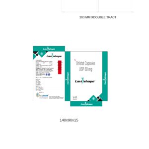 Lavishape Orlistat Capsules USP 60 mg (1x10 Capsules)