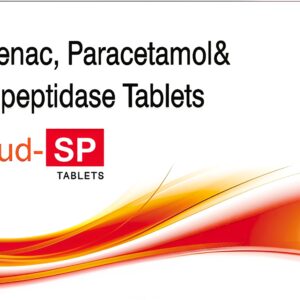 Acescud-SP Tablets (Aceclofenac 100 mg + Paracetamol 325 mg + Serratiopeptidase 15 mg)