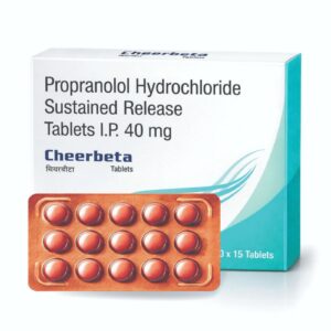 Propranolol Hydrochloride Sustained Release Tablets IP 40 mg (Cheerbata)